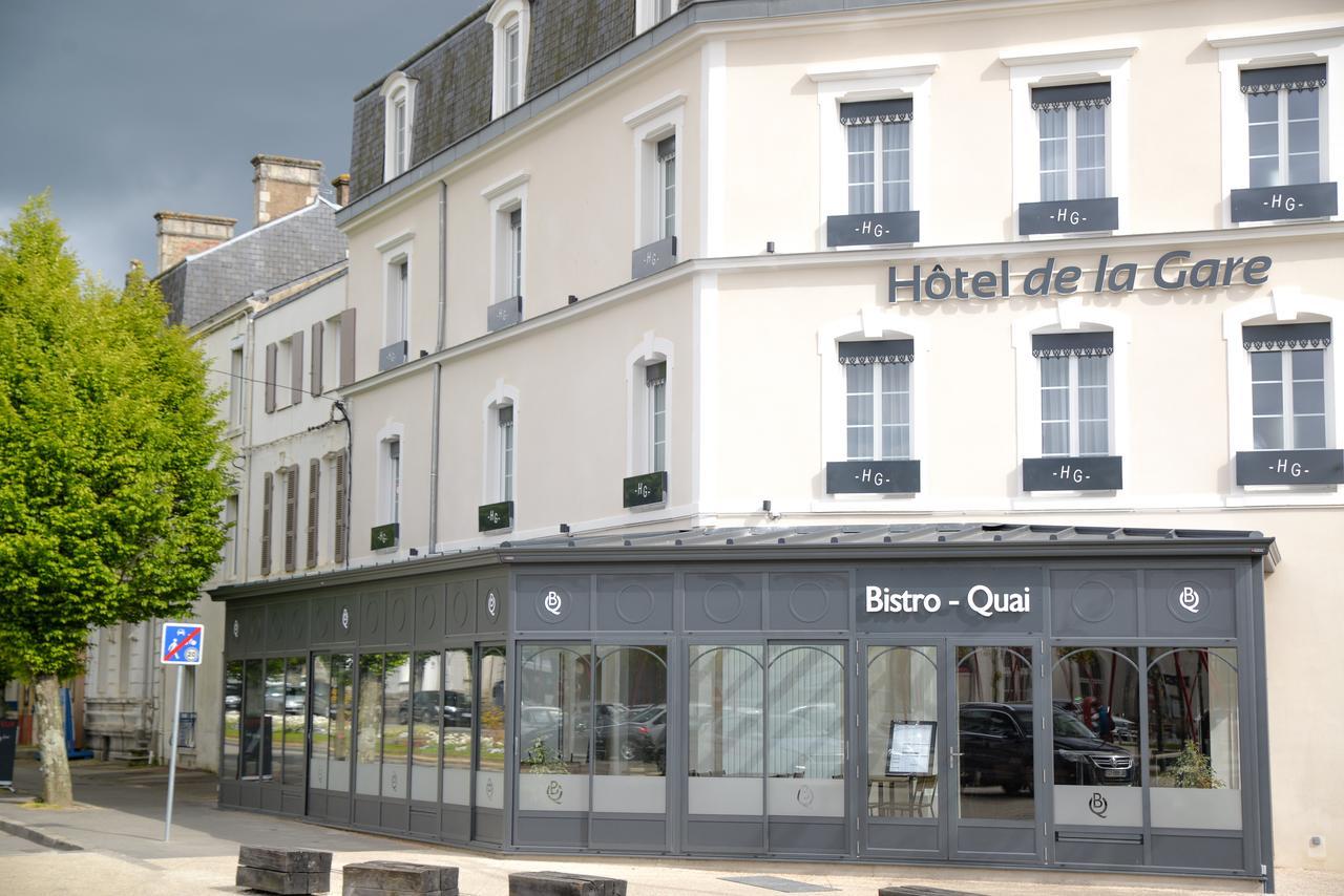 Hotel De La Gare - Restaurant Bistro Quai La Roche-sur-Yon Exteriér fotografie